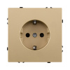 Розетка штепсельная SCHUKO 16A/250 В, золотой Kollinger Eclipse EC-014GD
