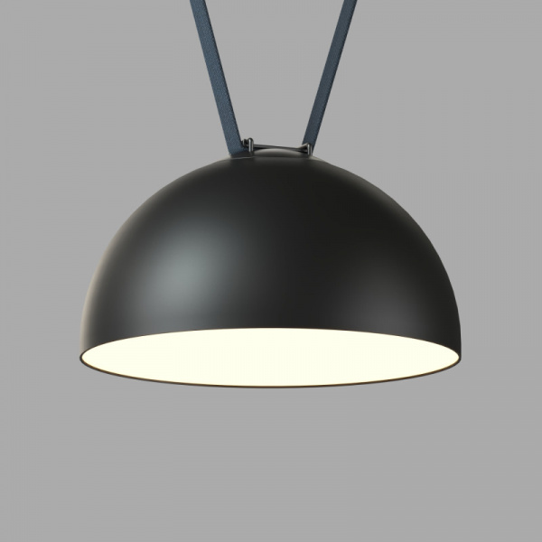 DK5662-BK Cветильник для трека-ремня Belty Smart, серия Flow со светодиодом, D300*H171мм, 48V DC, 28W, RA90, 120°, 3000-5700K, IP20, черный, алюминий