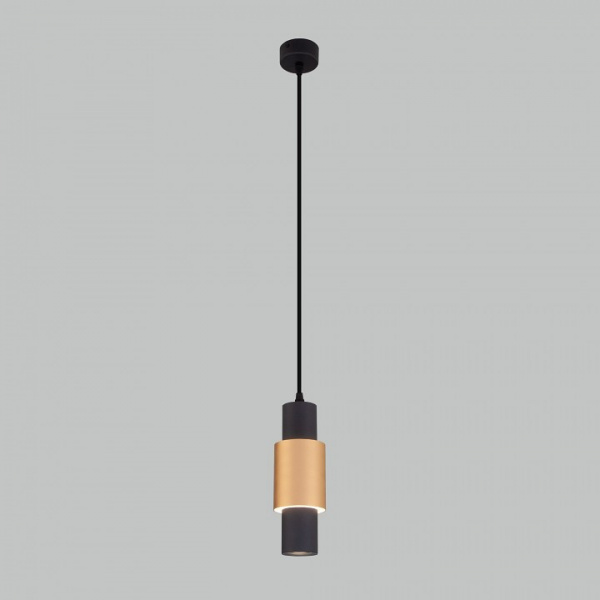 Подвесной светильник 50204/1 LED черный / золото Eurosvet Bento