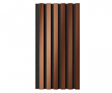 Комплект акуст.панелей, черный войлок, 600х300х19мм, рейки ЭКОПОЛИМЕР, красная медь/2шт