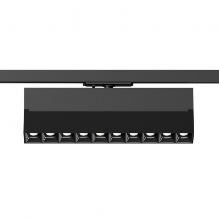 DK6646-BK Поворотный однофазный трековый светильник EDDER со светодиодом L271mm 220V 20W 30° 4000K IP20 черный алюминий