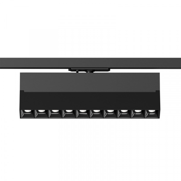 DK6646-BK Поворотный однофазный трековый светильник EDDER со светодиодом L271mm 220V 20W 30° 4000K IP20 черный алюминий