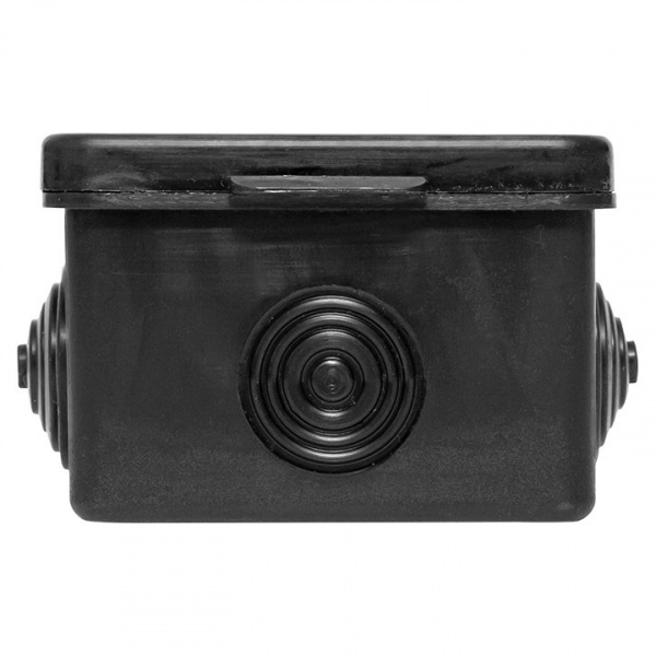 EKF PROxima Коробка распаячная КМР-030-036, 4 мембр.ввода (65х65х50) чёрная