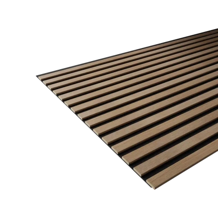 Акустическая панель FLEX Ясень Тирамису 1200×600 мм рейка 25х6 мм