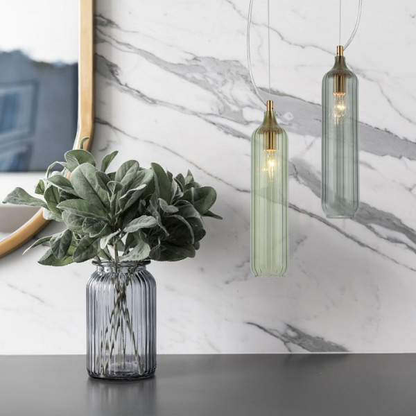 Подвесной светильник 50252/1 синий Eurosvet Siesta