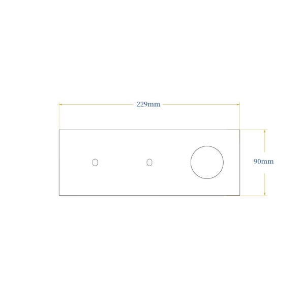 Donel Рамка тройная на 1+1 тумблер+ розетка, тип C/D, белый, серия N96 Superfine, DTFLA3110WH