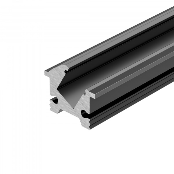 Профиль SL-BEVEL-H12-F13-2000 ANOD BLACK (Arlight, Алюминий)