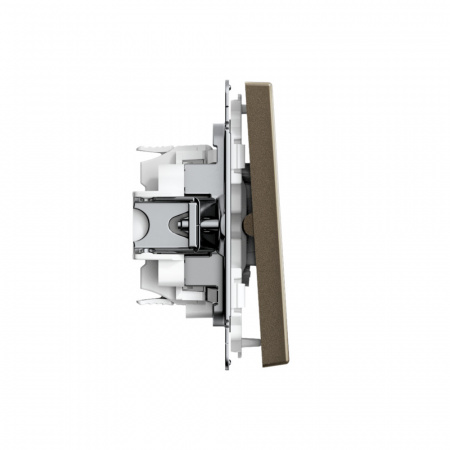 Systeme Electric ArtGallery Мокко Переключатель 2-клавишный, 10АХ, механизм, быстрозажим. клем.