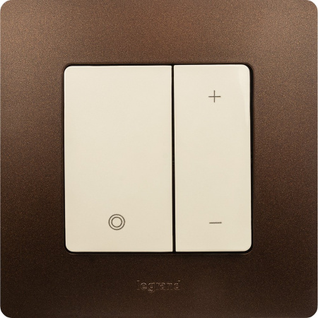 Legrand Etika Слоновая кость Светорегулятор нажимной, 400Вт