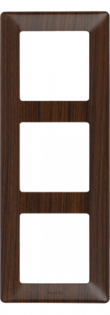 Legrand Valena LIFE Темное дерево Рамка 3-ая