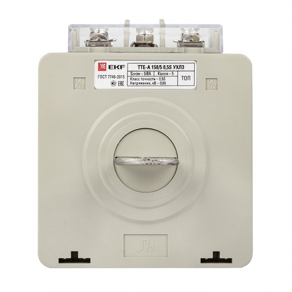 EKF PROxima Трансформатор тока ТТЕ-A-150/5А с клеммой напряжения класс точности 0,5S