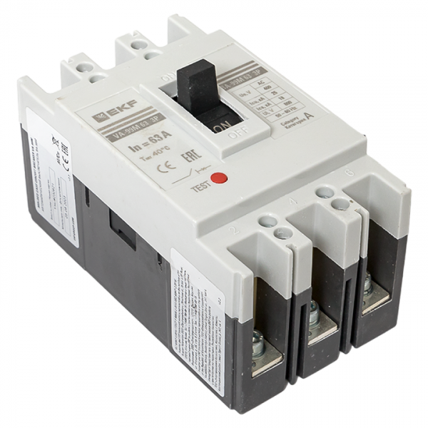 EKF PROxima Автоматический выключатель ВА-99М 63/63А 3P 25кА