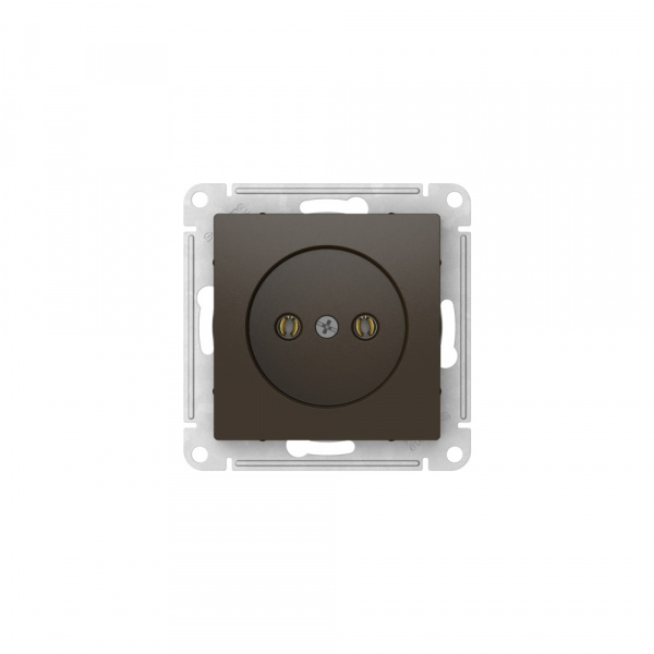 Systeme Electric AtlasDesign Мокко Розетка без заземления без шторок, 16А, мех., быстрозажим. клем.