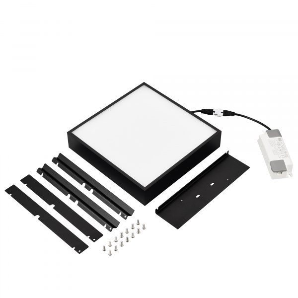 Arlight Светильник DL-GRIGLIATO-S190x190-24W Warm3000 (WH, 100 deg, 230) (IP40 Металл, 5 лет)