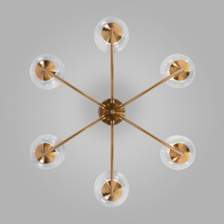 Подвесной светильник 70217/6 латунь Eurosvet Spritz