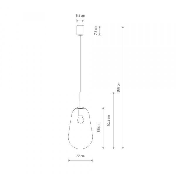 Подвесной светильник Nowodvorski Pear M 7798