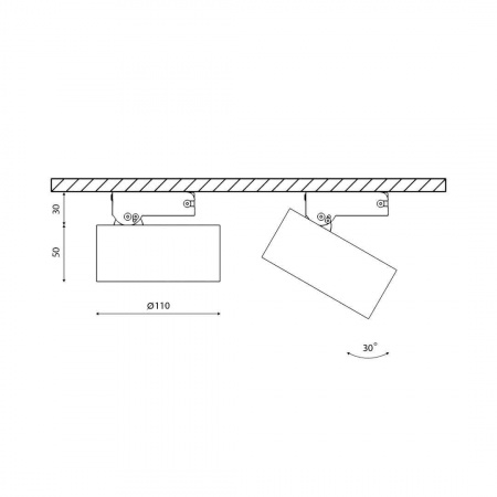 Потолочный светодиодный светильник DesignLed IMD-YA-0010AR-WH-WW 003567