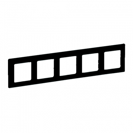 Legrand Valena LIFE. Рамка "Антрацит". 5-постовая универсальная.