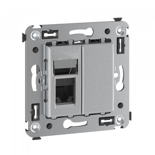 DKC Avanti Закаленная сталь Компьютерная розетка RJ-45 один  категория  6