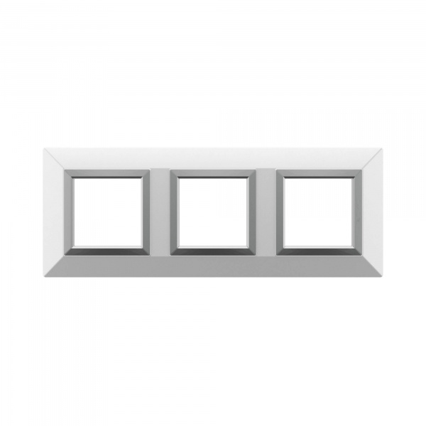 DKC Avanti Белый Металл Рамка 6 модулей