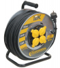 IEK Катушка УК50 на мет с т/з 4 места 2Р+PЕ/50м КГ 3х2,5мм2 IP44 "Professional"