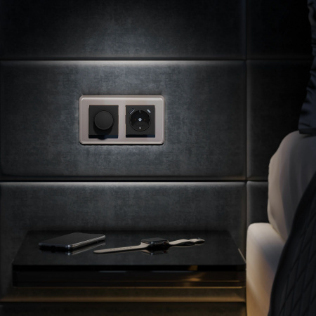 Диммер (черный матовый)