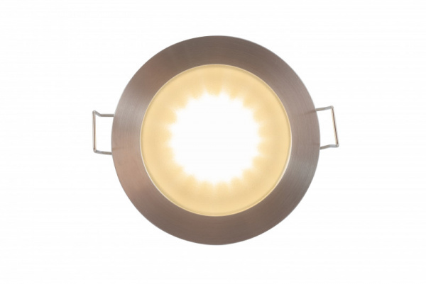 DK3012-AL Встраиваемый светильник влагозащ., IP 44, 50 Вт, GU10, серый, алюминий