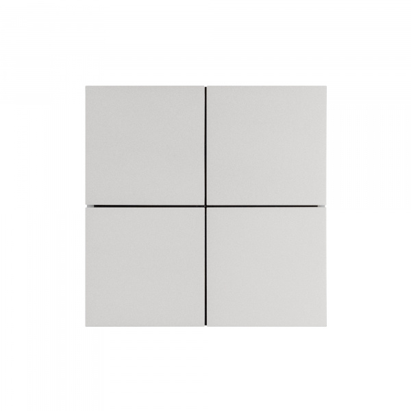 Arlight INTELLIGENT ARLIGHT Кнопочная панель KNX-304-23-IN Silver (BUS, Frameless) (IARL, IP20 Металл, 2 года)