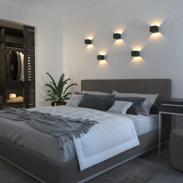 Настенный светодиодный светильник Corudo LED MRL LED 1060 чёрный Elektrostandard Corudo a053071