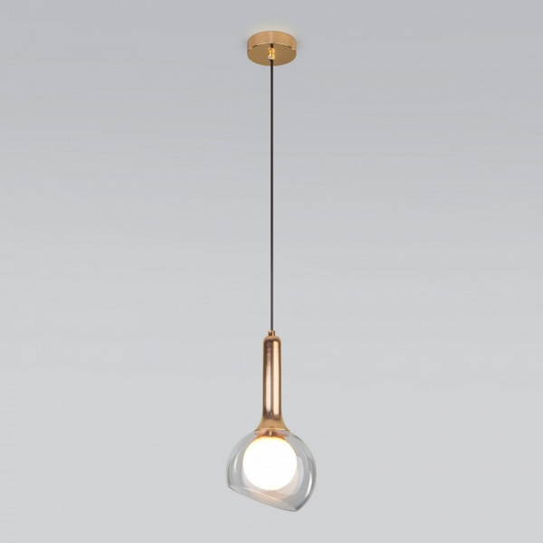 Подвесной светильник с плафоном 50188/1 золото Eurosvet Fantasy