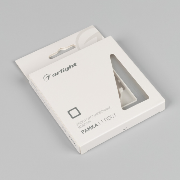 Arlight Рамка алюминиевая FRM-AKIRY-AL-1-SR (-)