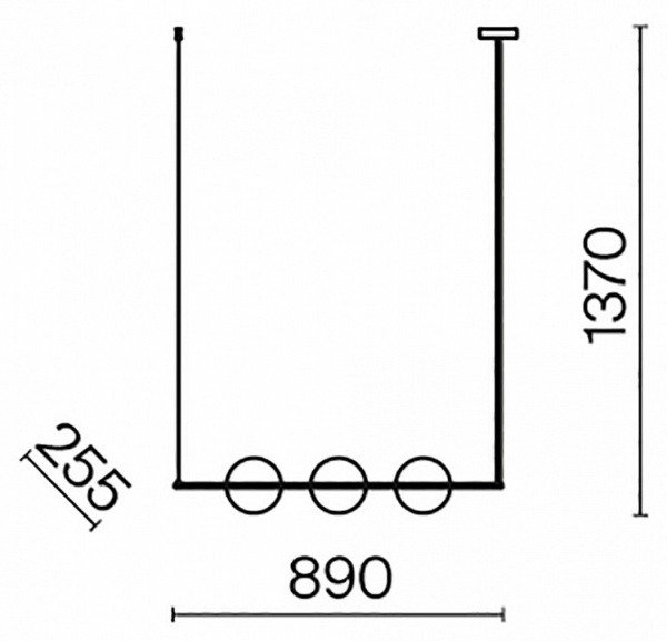 Подвесной светильник Modern MOD221PL-03BS Maytoni Erich
