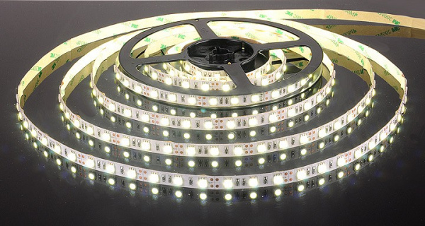 Светодиодная лента Лента светодиодная 12V 14,4W 60Led 5050 IP20 холодный белый, 5м Elektrostandard 12V 14,4W a027838 Светодиодная лента Лента светодиодная 12V 14,4W 60Led 5050 IP20 холодный белый, 5м Elektrostandard 12V 14,4W a027838