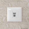 DKC Avanti Белое облако Компьютерная розетка RJ-45 один  категория  6А