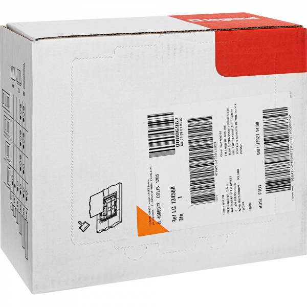 Legrand Practibox S Пластиковый щиток Встраиваемый (в полые стены) 1X8 Белая дверь