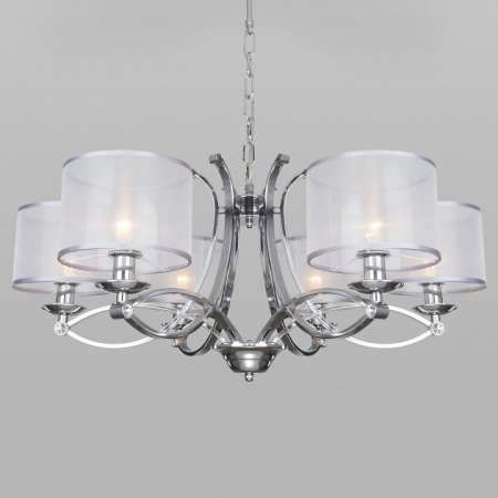 Умный подвесной светильник 60124/6 хром Eurosvet Fabiola