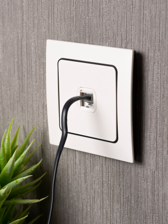 EKF PROxima Стокгольм Белый Розетка RJ-11