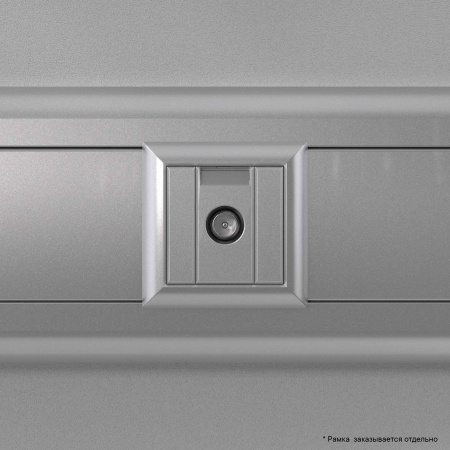 DKC Avanti Розетка оконечная 3 выхода tv 4-2400МГц для настенного кабель-канала серый