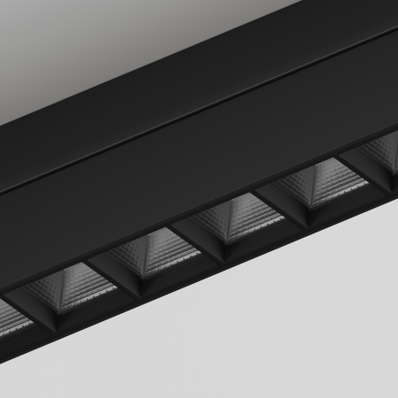 Трековый линейный светильник направленного света Skylite HSBL_0145 Однофазный,474мм- 4000К, 30Вт, чёрный