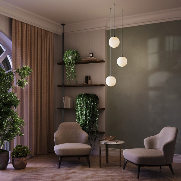 Подвесной светильник Pendant P039PL-5W3K-10INS-B Maytoni Luna