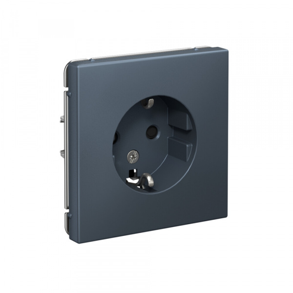 Systeme Electric ArtGallery Грифель Розетка с заземлением со шторками, 16А, механизм