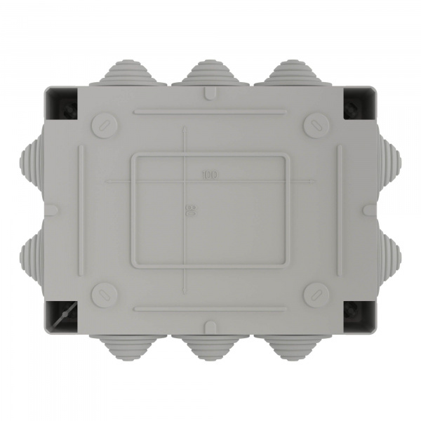 DKC Коробка ответвит. с 10 кабельными вводами д.25мм, IP55, 150х110х70мм
