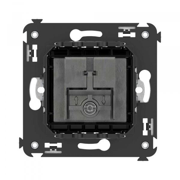 DKC Avanti Черный квадрат Розетка TV-FM-SAT