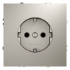 Розетка встраиваемая VOLTUM S70 с заземлением 16А, (кашемир)