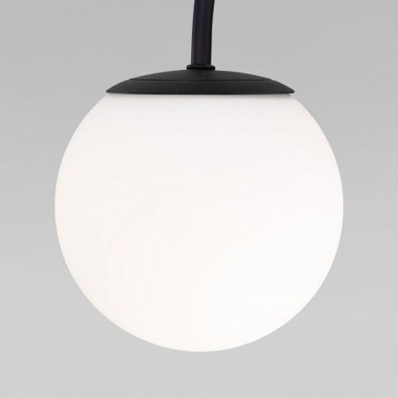 Потолочный светильник со стеклянным плафоном 30179/4 черный Eurosvet Cenacolo