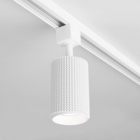 Трековый светильник для однофазного шинопровода Spike GU10 белый MRL 1011 Elektrostandard Spike a048157
