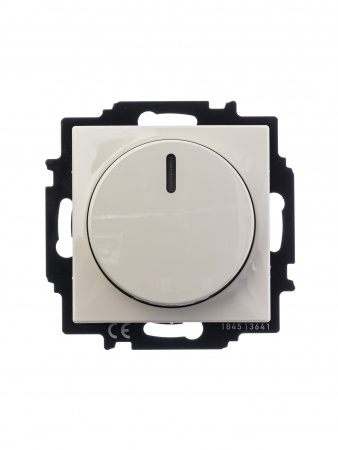 ABB BJB Basic 55 Беж Светорегулятор поворотно-нажимной 60-400 Вт для л/н