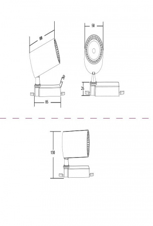 Трековый светильник TR003-1-6W4K-B Maytoni Vuoro