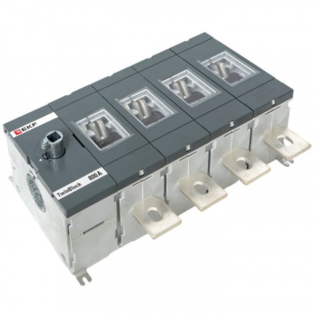 EKF Рубильник 800A 4P без рукоятки управления TwinBlock