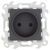 Simon 24 Графит Розетка 2К с защитными шторками